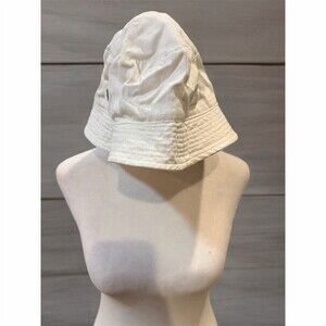 Claire’s Bucket Hat Womens One Size White “All for Love Live for Art”